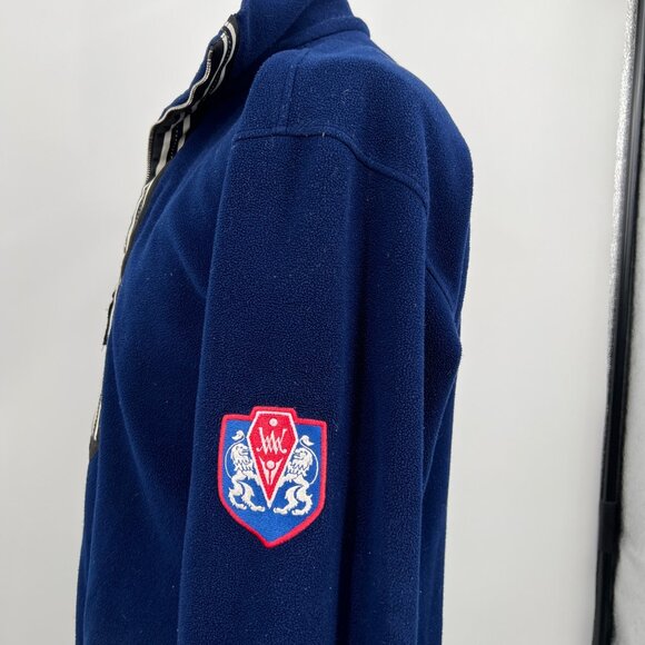 Bogner Y2K 1998 Olympic Games Nagano Fleece 1/2 Zip‎ Pullover Mens Blue Size L - Picture 7 of 13